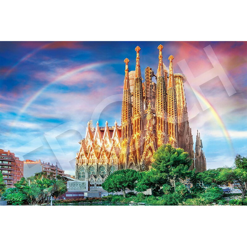 Rakuten - 【新品】ジグソーパズル サグラダ・ファミリアスペイン 1000ピース(50x75cm)【宅配便】