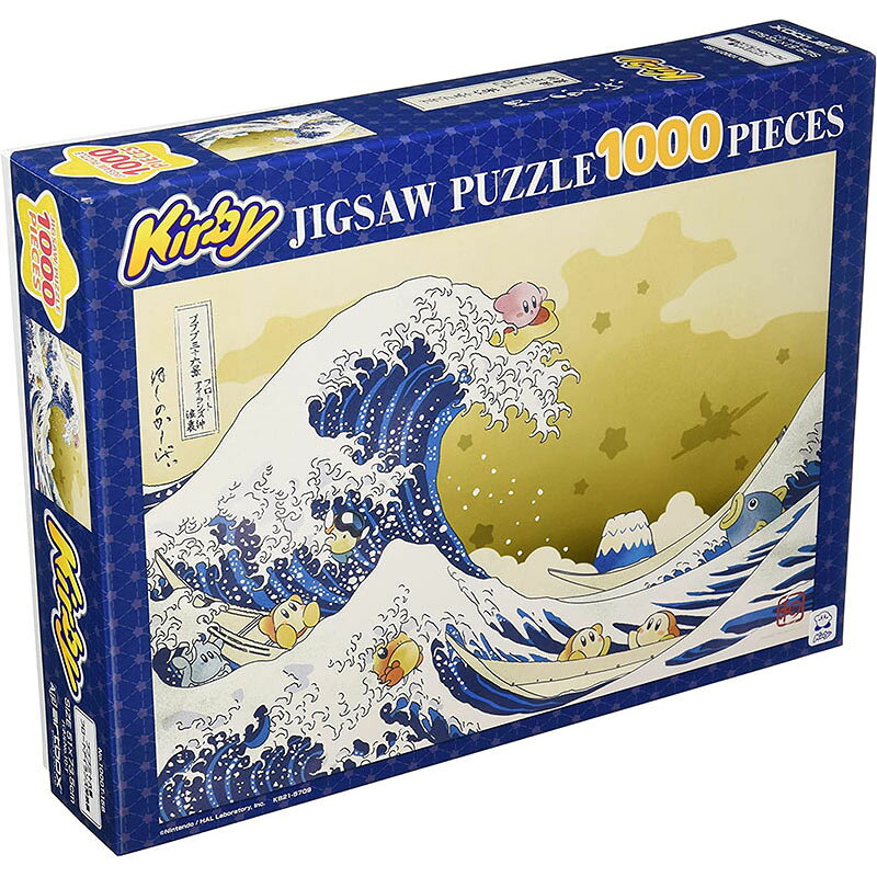 Rakuten - 【新品】ジグソーパズル 星のカービィ プププ三十六景 フロートアイランズ沖浪裏 1000ピース【宅配便】