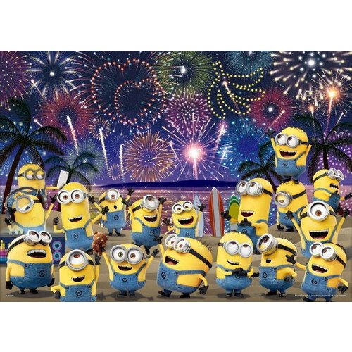 Rakuten - 【新品】ジグソーパズル ミニオン ハチャメチャ花火大会 500ピース(38x53cm)【宅配便】