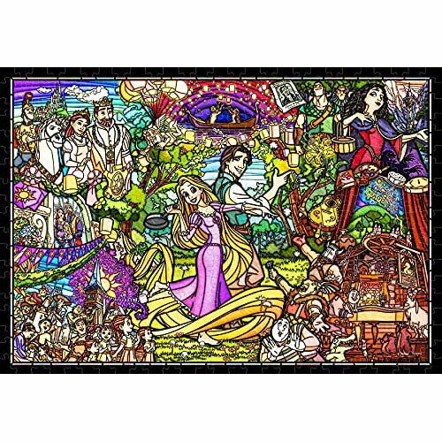 【新品】ジグソーパズル ディズニー 塔の上のラプンツェル ストーリー【ステンドーアート】500ピース(25x36cm)【宅配便】