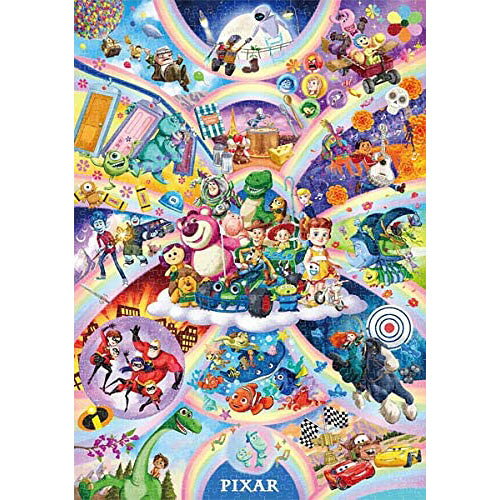 Rakuten - 【新品】ジグソーパズル ピクサー Popping out! 〜ピクサー キャラクター 大集合〜 1000ピース(51x73.5cm)【宅配便】