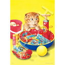 【新品】ジグソーパズル 村松 誠 水遊びの子猫 300ピース(26x38cm)【宅配便】