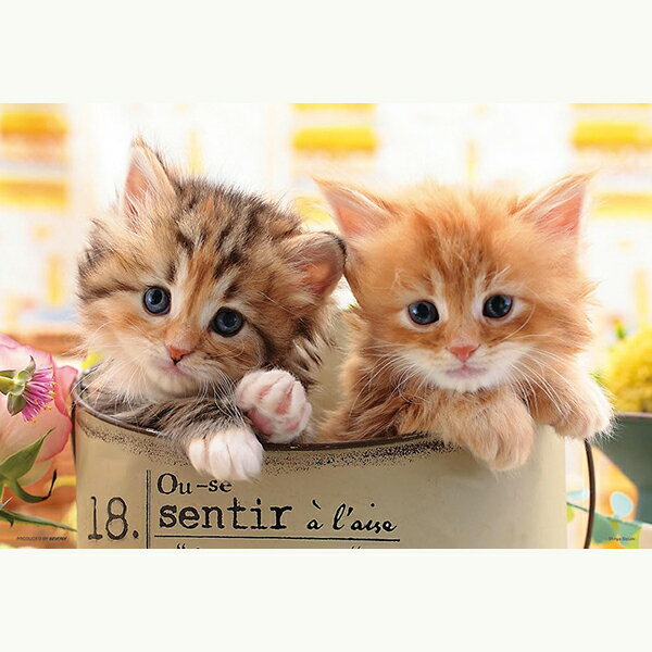 【新品】ジグソーパズル しあわせにゃんこ 300ピース(26x38cm)【宅配便】