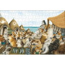 【新品】ジグソーパズル わちふぃーるど 猫横丁の噂話 300ピース(26x38cm)【宅配便】