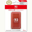 【新品】Switch2 iLEX カードケース6 for ニンテンドーSWITCH2 (レッド)【メール便】