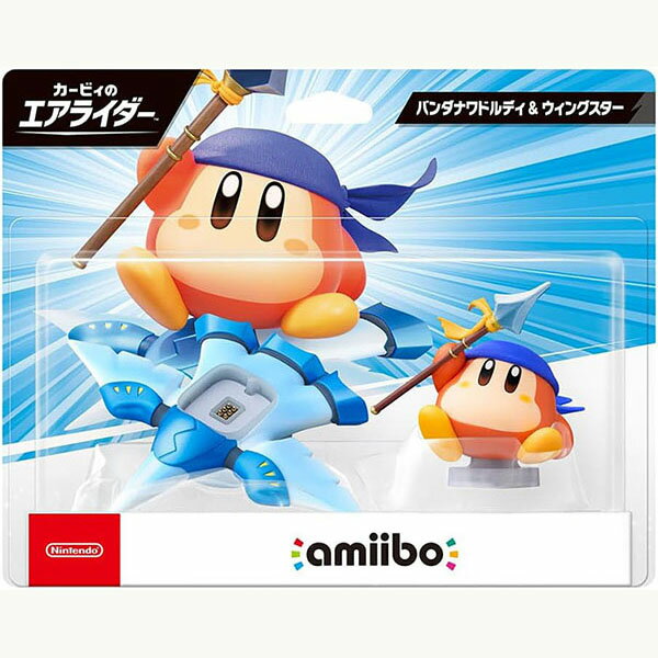 【新品】Switch amiibo バンダナワドルディ＆ウィングスター(カービィのエアライダーシリーズ)【宅配便】のサムネイル