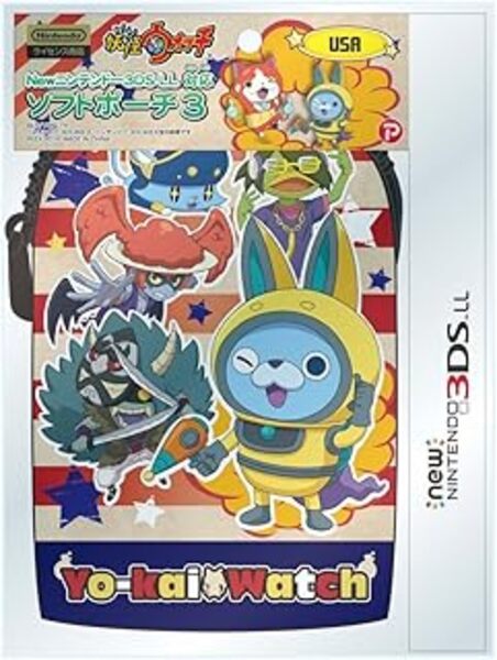 【新品】N3DSLL 妖怪ウォッチ ソフトポーチ【OUTLET/返品交換不可】【メール便】