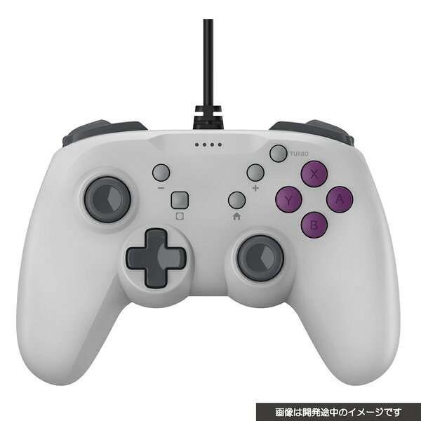 Rakuten - 【新品】Switch2 CYBER レトロスタイルゲームパッド4B 有線タイプ レトログレー(Switch2/Switch用)【宅配便】