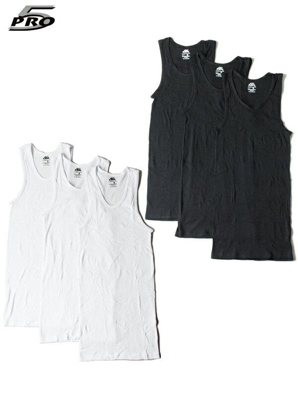  C|[g PRO5 USA 3Pack Comfort Fit A-Shirts white   black vt@Cu AVc ^Ngbv zCg ubN