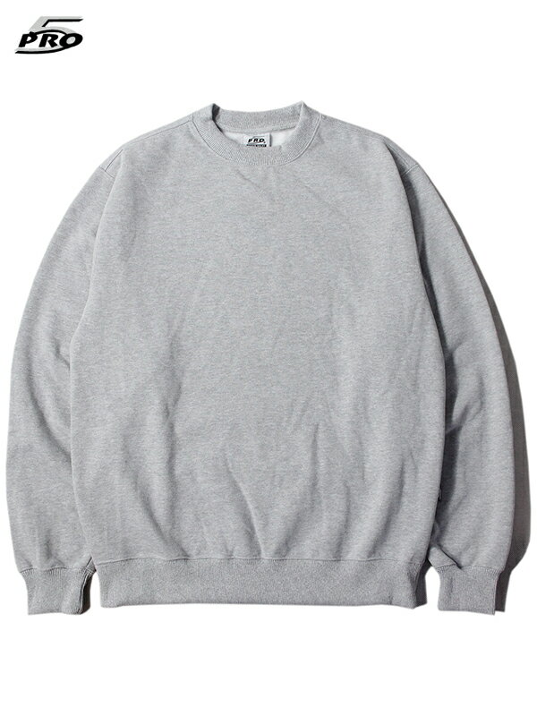 yUSC|[gzPRO5 14oz HEAVY WEIGHT CREWNECK SWEAT gray vt@Cu 14IX wr[EFCg N[lbN XEFbg O[