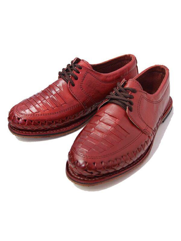 【送料無料】メキシカンシューズ レザー ブレード メキシコ ワイズE レッドブラウン LEATHER MEXICAN SHOES red brown