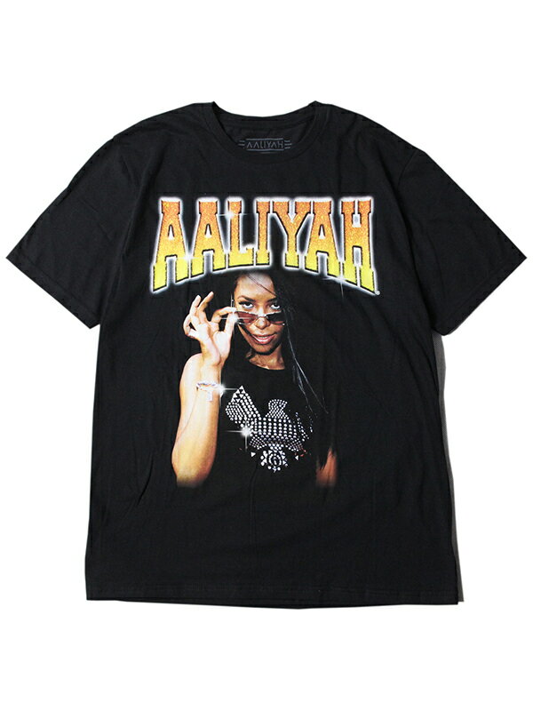 yC|[gzAALIYAH PHOTO SHORT SLEEVE TEE SHIRTS black A[ tHg  TVc ubN