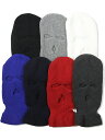 【インポート】3 Holes TACTICAL FACE MASK chacoal / gray / navy / red / royal / white / black ファイスマスク アクリル ニットキャップ ニット帽 ビーニー