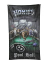 【メール便対応 1点まで】【インポート】HOMIES DCA BANNERS "POOL HALL" ホーミーズ ディーシーエー コレクティブルズ バナー コレクターズ アイテム プールホール ビリヤード 旗