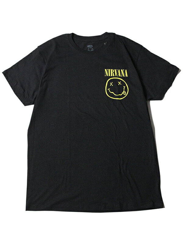 yC|[gz NIRVANA ONE POINT LOGO SHORT SLEEVE TEE SHIRTS black j@[i S ohTEE  TVc ubN