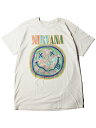 yC|[gz NIRVANA LOGO PRINT SHORT SLEEVE TEE SHIRTS khaki j@[i S ohTEE  TVc J[L(A)