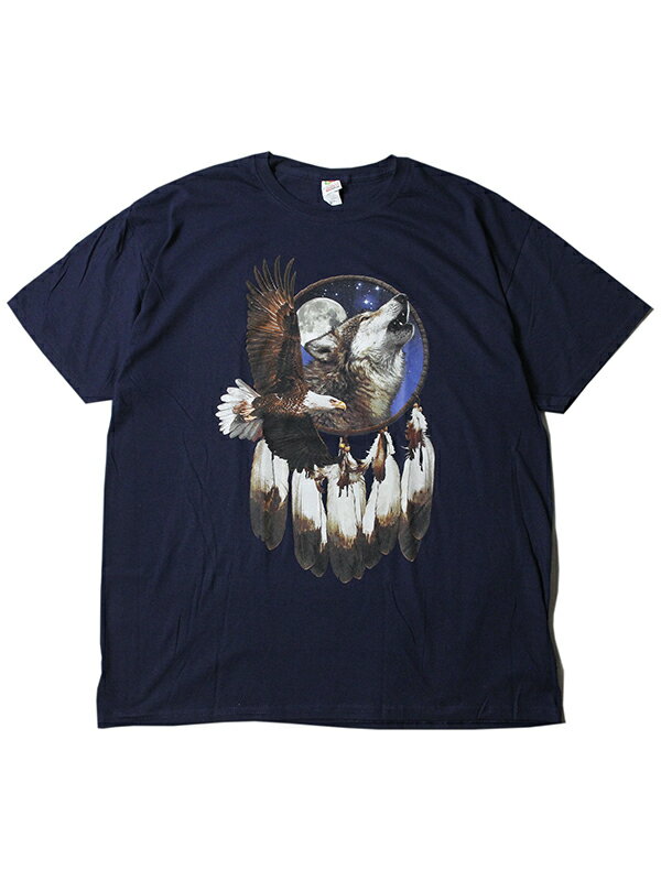 yC|[gzHAWK & WOLF ANIMAL SHORT SLEEVE TEE navy z[N Et Aj}  TVc lCr[