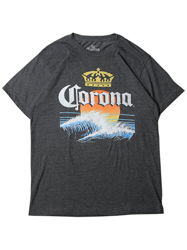 yC|[gz CORONA EXTRA SHORT SLEEVE TEE SHIRTS heather black Ri r[  TVc wU[ ubN