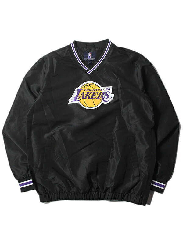 【インポート】G3 SPORTS NBA "LOS ANGELS LAKERS" PULL OVER NYLON JACKET black ジースリースポーツ エヌビーエー ロサンゼルス レイカーズ プルオーバー ナイロン ジャケット ブラック