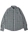 yC|[gzSTANLEY LONG SLEEVE CHECK SHIRT navy/green/white X^[ OX[u `FbN Vc  lCr[ O[ zCg