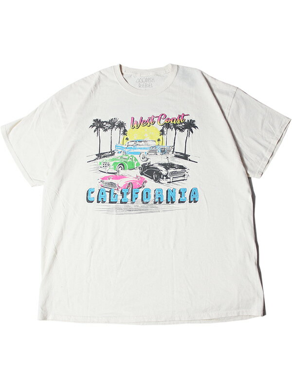 yC|[gzMODISH REBEL WEST COAST CALIFONRIA MOTOR CLUB S/S TEE SHIRTS beige TVc  x[W