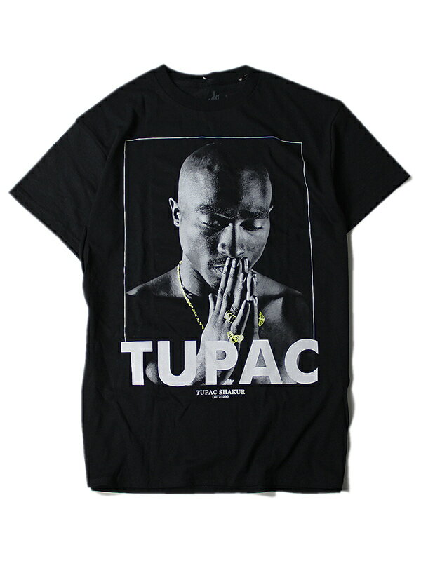  2PAC PHOTO S/S TEE black/gold ツーパック フォト Tシャツ ブラック/ゴールド