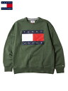 yC|[gzTOMMY JEANS FLAG LOGO CREWNECK SWEAT thyme olive g~[ W[Y g~[tBtBK[ tbO S N[lbN XEFbg I[uO[