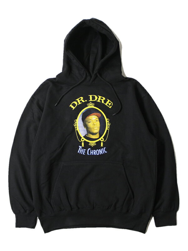 【インポート】DR.DRE THE CHRONIC PHOTO PULLOVER HOODIE black ドクター ドレー ザ クロニク フォト プルオーバー フーディ ブラック