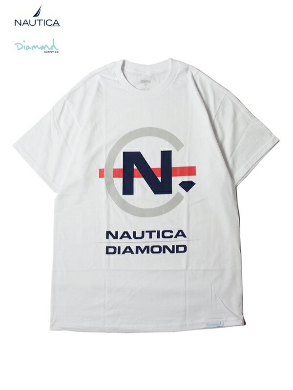 yUSfKizDiamond Supply Co. ~ NAUTICA CLOCKED SHORT SLEEVE TEE SHIRTS white _Ch TvC m[eBJ V[gX[u TVc zCg