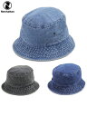 ニューハッタン プレーン 【メール便対応 1点まで】【インポート】 NEWHATTAN PLANE INDIGO DENIM BUCKET HAT 3color lt.blue/black/darkblue ニューハッタン バケットハット 帽子 インディゴ デニム コットン 全3色 ライトブルー/ブラック/ ダークブルー