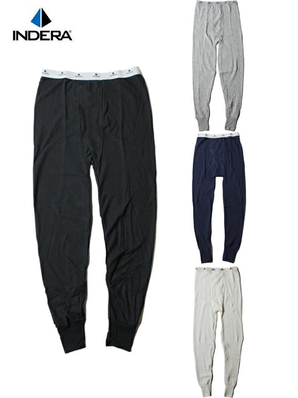 【即納】INDERA THERMAL PANTS 4color black/gray/natural/navy インデラ サーマル パンツ 全4色 ブラック/グレー/ナチュラル/ネイビー