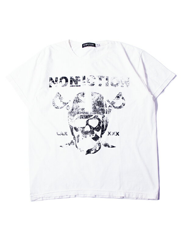 yC|[gzNONFICTION RAIDERS S/S TEE white mtBNV TVc zCg