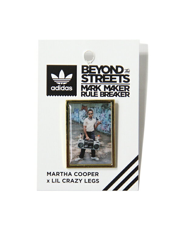 【インポート】adidas BEYOND The STREETS MARK MAKER RULE BREAKER MARTHA COOPER x LIL CRAZY LEGS アディダス ピンズ