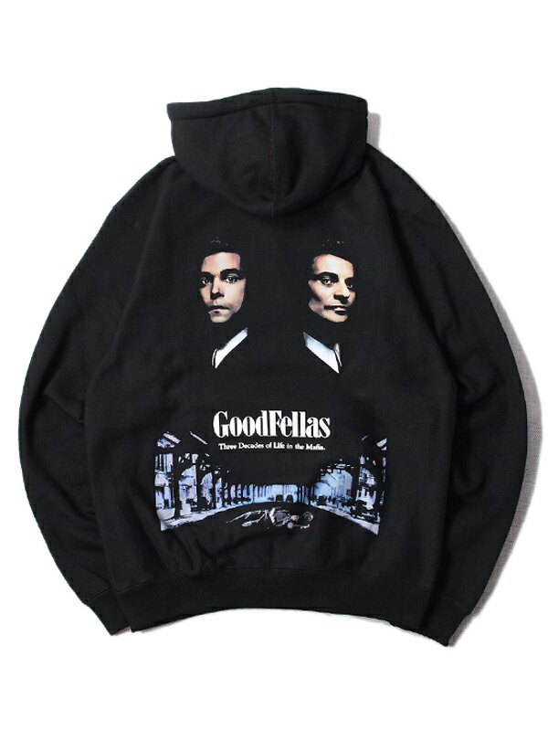 yC|[gzSHOE PALACE x GOODFELLAS POSTER Pullover Hoodie black ObhtF[Y V[pX t[fB[ vI[o[ ubN 