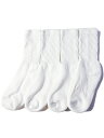 【インポート】PLANE SOCKS PLUS 4P Crew Socks 9-11 white 無地 クルーソックス 靴下 白 ホワイト