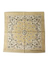 【メール便対応 2点まで】【US買い付け正規品】CTS SCARF PAISLEY BANDANA khaki スカーフ ペイズリー バンダナ コットン カーキベージュ