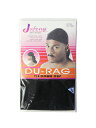 【メール便対応1点まで】DURAG TIE DOWN CAP DU-RAG black ドゥーラグ 帽子 無地 ナイロン 黒 ブラック