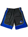 NBA GOLDEN STATE WARRIORS SHORT PANTS black/blue/yellow エヌビーエー ゴールデンステート ウォリアーズ ジャージ ショートパンツ バスケットパンツ ブラック/ブルー/イエロー