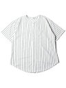 yC|[gzbLAnk Company BASEBALL JERSEY SHIRTS white/black stripe uN Jpj[ x[X{[ W[W Vc zCg/ubN XgCv