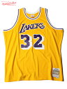 【インポート】MITCHELL & NESS LOS ANGELES LAKERS MAGIC JOHNSON BASKETBALL MESH JERSEY yellow ミッチェル&ネス ロサンゼルスレイカーズ マジックジョンソン バスケットボール メッシュ ジャージ ロイヤル ブルー