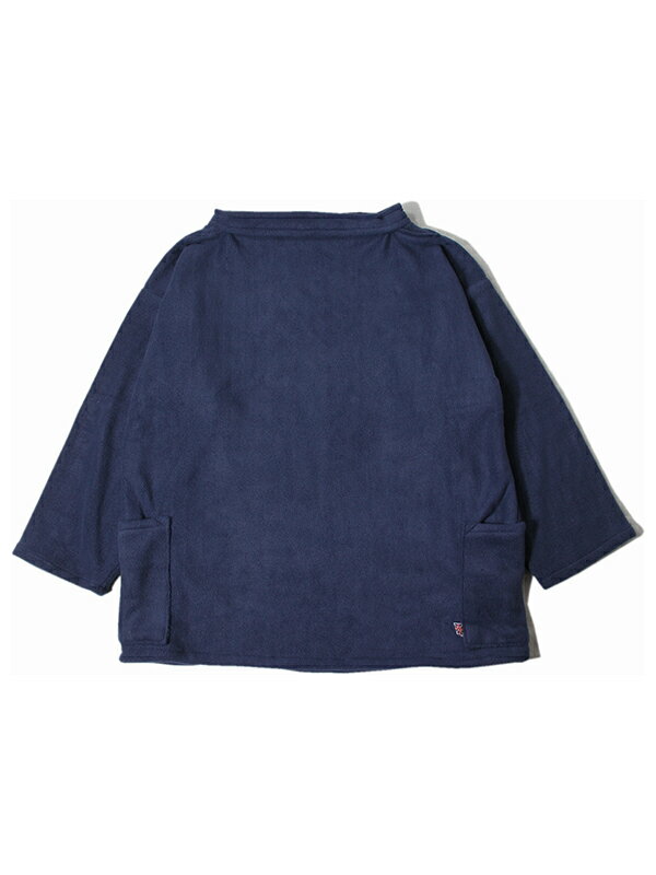 【インポート】Newlyn Smocks FLEECE ROUNDNECK SMOCK Navy ニューリンスモック フィッシャーマン フリーススモック ネイビー