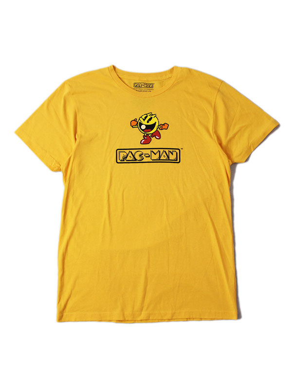 yC|[gzPAC-MAN LOGO S/S TEE yellow pbN} S TVc CG[