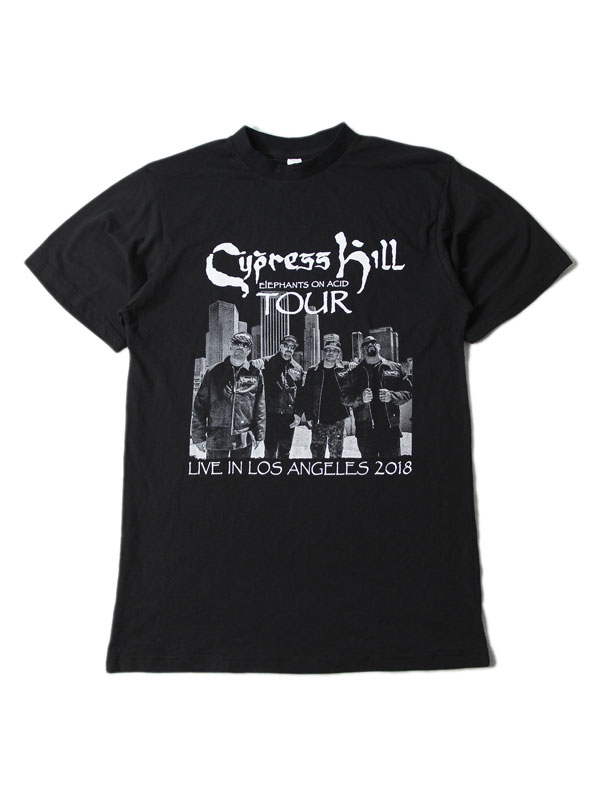 yC|[gzCYPRESS HILL LIVE IN LOS ANGELES 2018 S/S TEE black TCvXq Cu C T[X TVc ubN