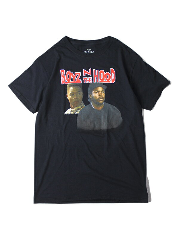 キューブ型フォトスタンド 【インポート】BOYZ N THE HOOD ICE CUBE PHOTO S/S TEE black ボーイズン ザ フッド アイスキューブ フォト 半袖 Tシャツ ブラック