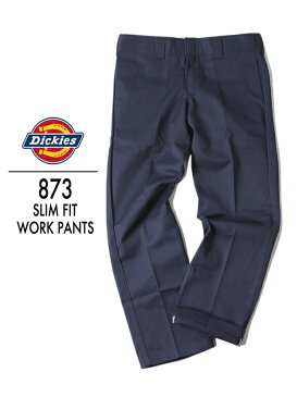 【USモデル】Dickies 873 SLIM FIT WORK PANTS d.navy ディッキーズ 873 ワークパンツ スリムフィット レングス30 ダーク ネイビー