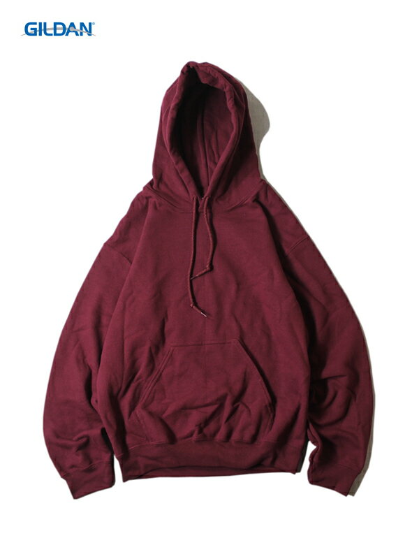 yC|[gzGILDAN M_ vI[o[ p[J[ t[h v[ n o[KfB PLAIN PULLOVER HOODIE burgundy