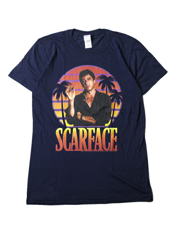 yC|[gz SCARFACE MENG MENS MIAMI SET SHORT SLEEVE TEE navy XJ[tFCX }CA~ TZbg TVc lCr[