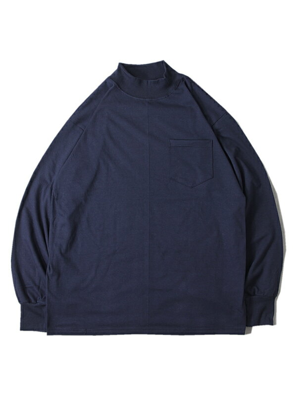 yC|[gzLIFE WEAR MOCKNECK L/S POCKET TEE COLOR navy CtEFA[ bNlbN |Pbg OX[u TVc J[ lCr[