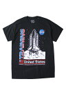 NASA TRAINING TEE black ubN S S/S TEE