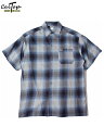 yC|[gzCal Top OMBRE CHECK SHORT SLEEVE SHIRT sky/gray Lgbv Iu `FbN V[gX[u Vc  XJCu[/O[